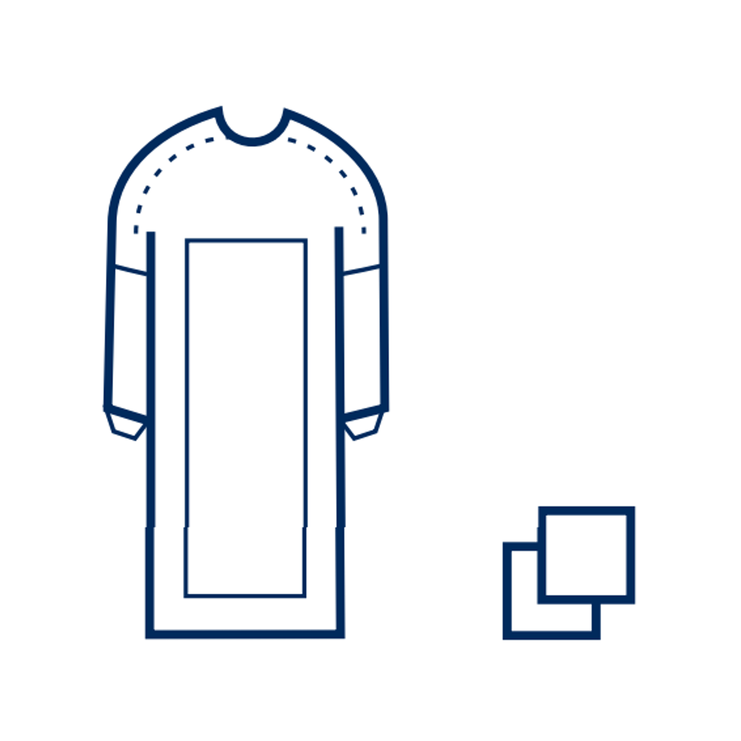 Fartuch chirurgiczny STANDARD PLUS 45 SSMMS